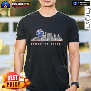 Official Skyline Edmonton Oilers 2024-2025 T-Shirt