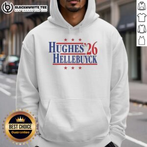 Alternative view of Nice Hughes And Hellebuyck '26 Team USA Champions T-Shirt