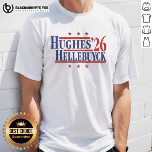 Nice Hughes And Hellebuyck '26 Team USA Champions T-Shirt