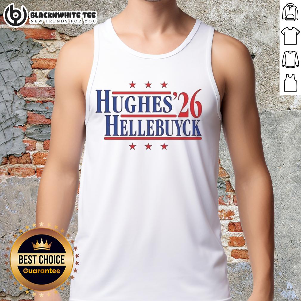 Nice Hughes And Hellebuyck '26 Team USA Champions T-Shirt - Image 4