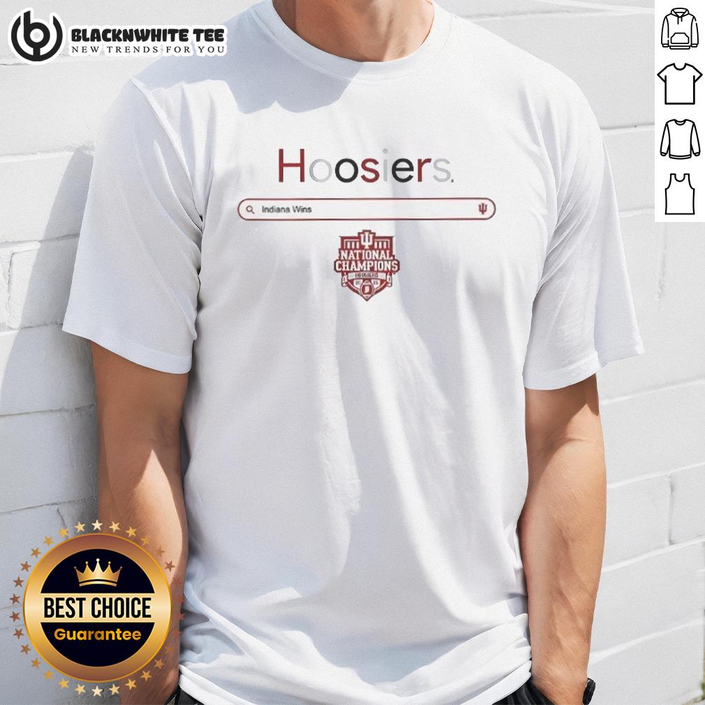 Nice Indiana Hoosiers Football Web Search National Champions 2025 T-Shirt