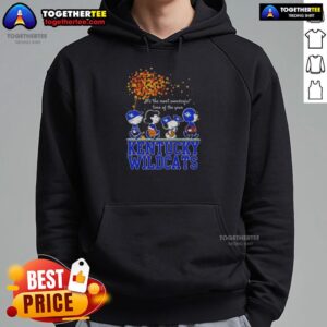 Alternative view of Original Snoopy And Friends Kentucky Wildcats It's The Most Wonderful Time Of The Year Autumn T-Shirt