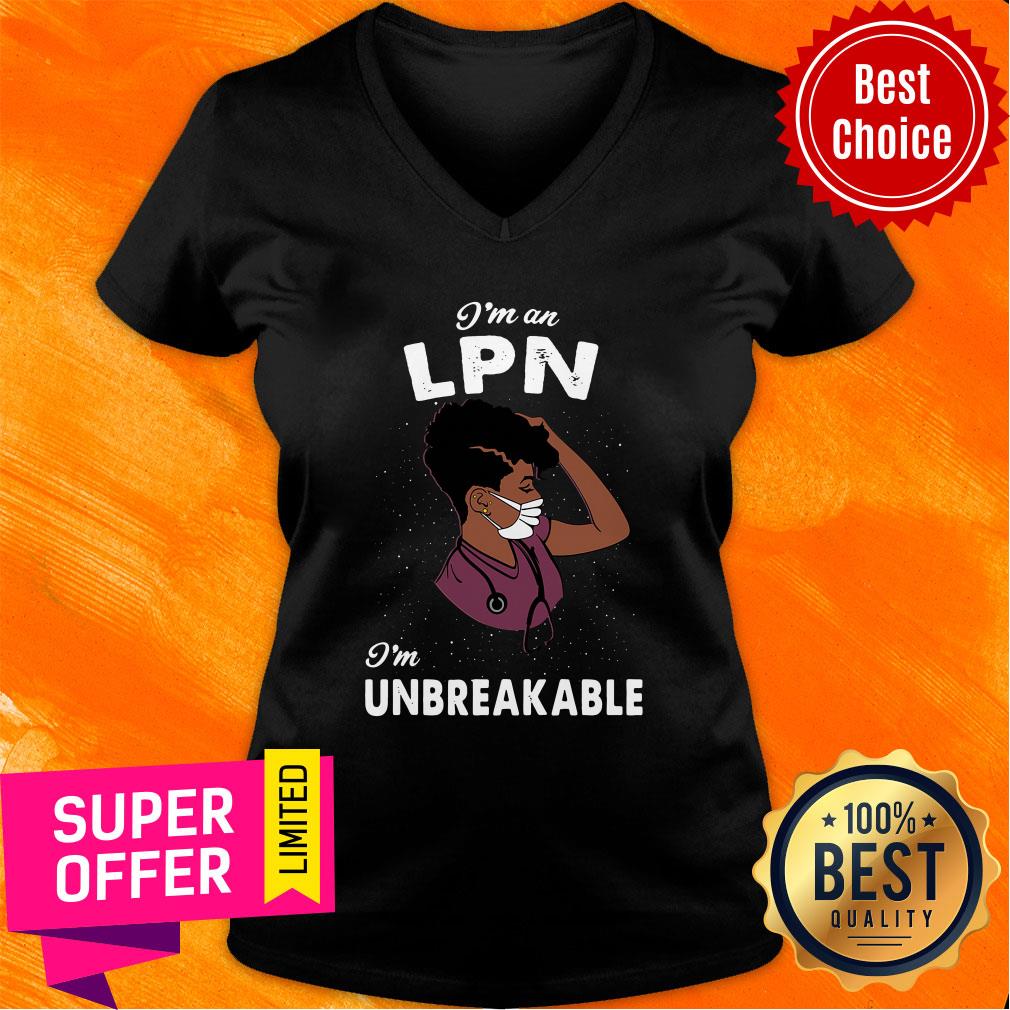 Top I Am An LPN I Am Unbreakable Shirt - Image 2