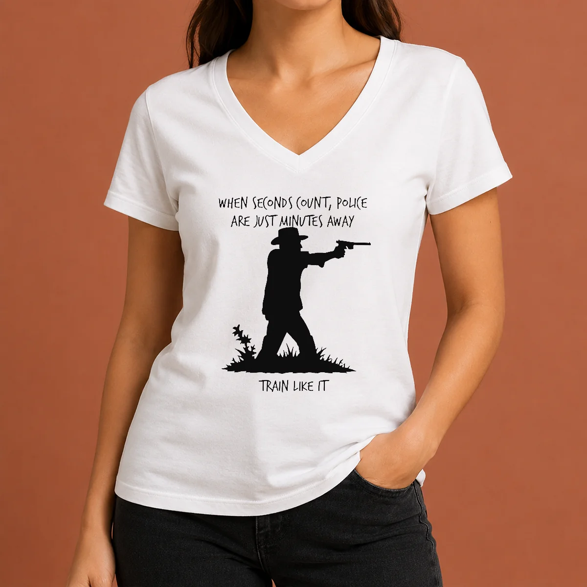 Happy Official When Seconds Count Police Are Just Minutes Away Train Like It Shirt - Image 2
