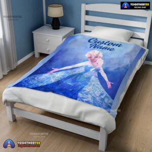 Alternative view of Official Disney Frozen Magic Elsa Blanket Fleece Customized Blanket