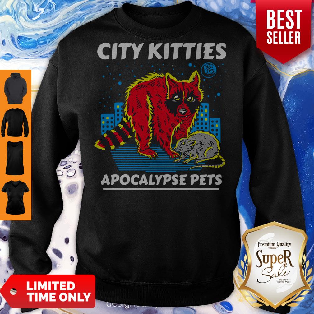 Funny City Kitties Apocalypse Pets Shirt - Image 4