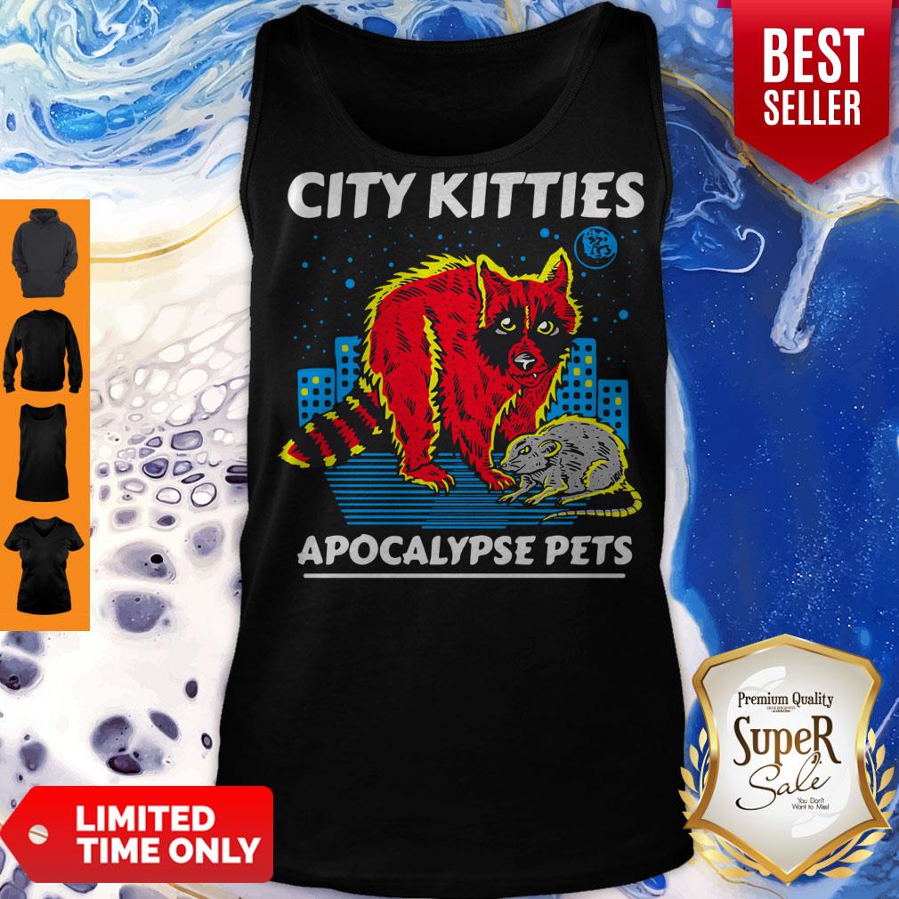 Funny City Kitties Apocalypse Pets Shirt - Image 3