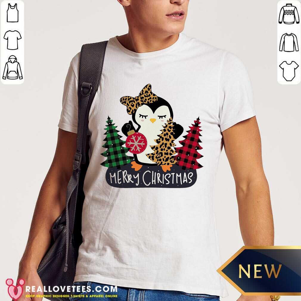 Official Penguin Merry Christmas Tree Ball Shirt