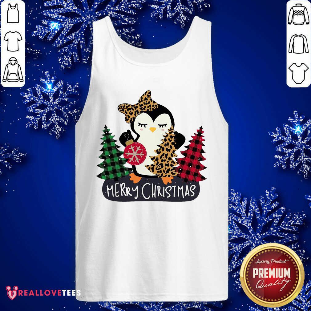 Official Penguin Merry Christmas Tree Ball Shirt - Image 2