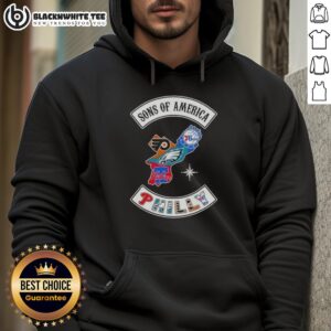 Alternative view of Top Son Of America Philadelphia Map Sports Logos Combine T-Shirt