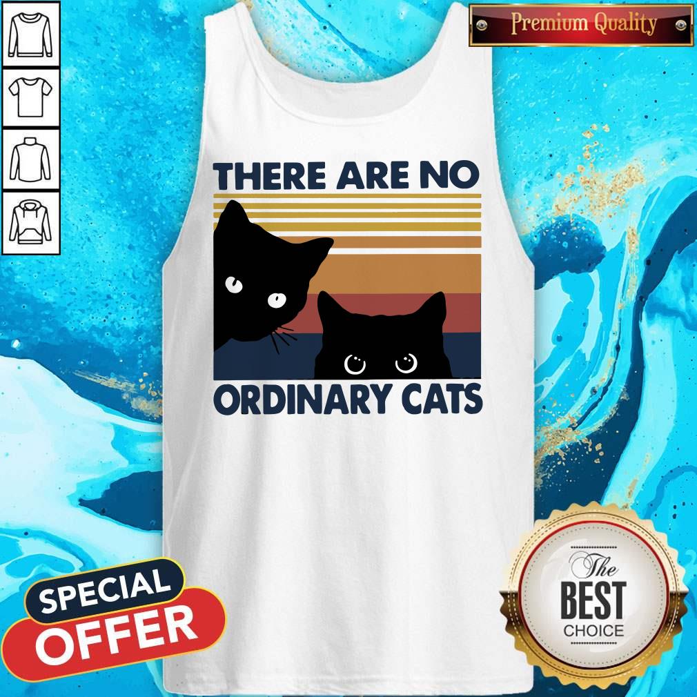 Pretty Black Cats There Are No Ordinary Cats Vintage Shirt - Image 4