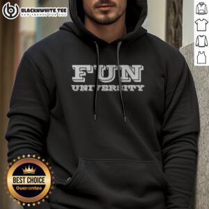 Alternative view of Funny Fun University Collegiate Brand Logo Shirt