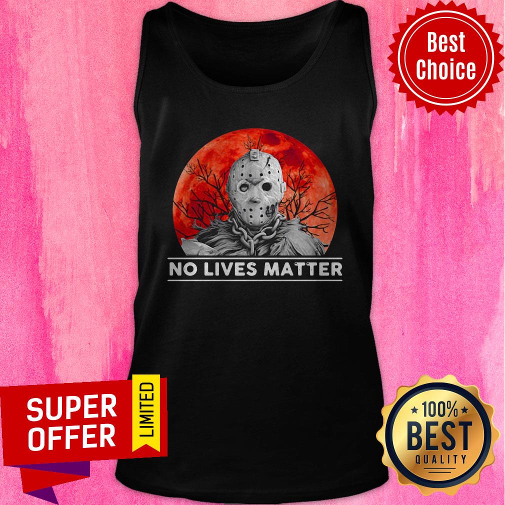 Jason Voorhees No Lives Matter Moon Halloween Shirt - Image 4