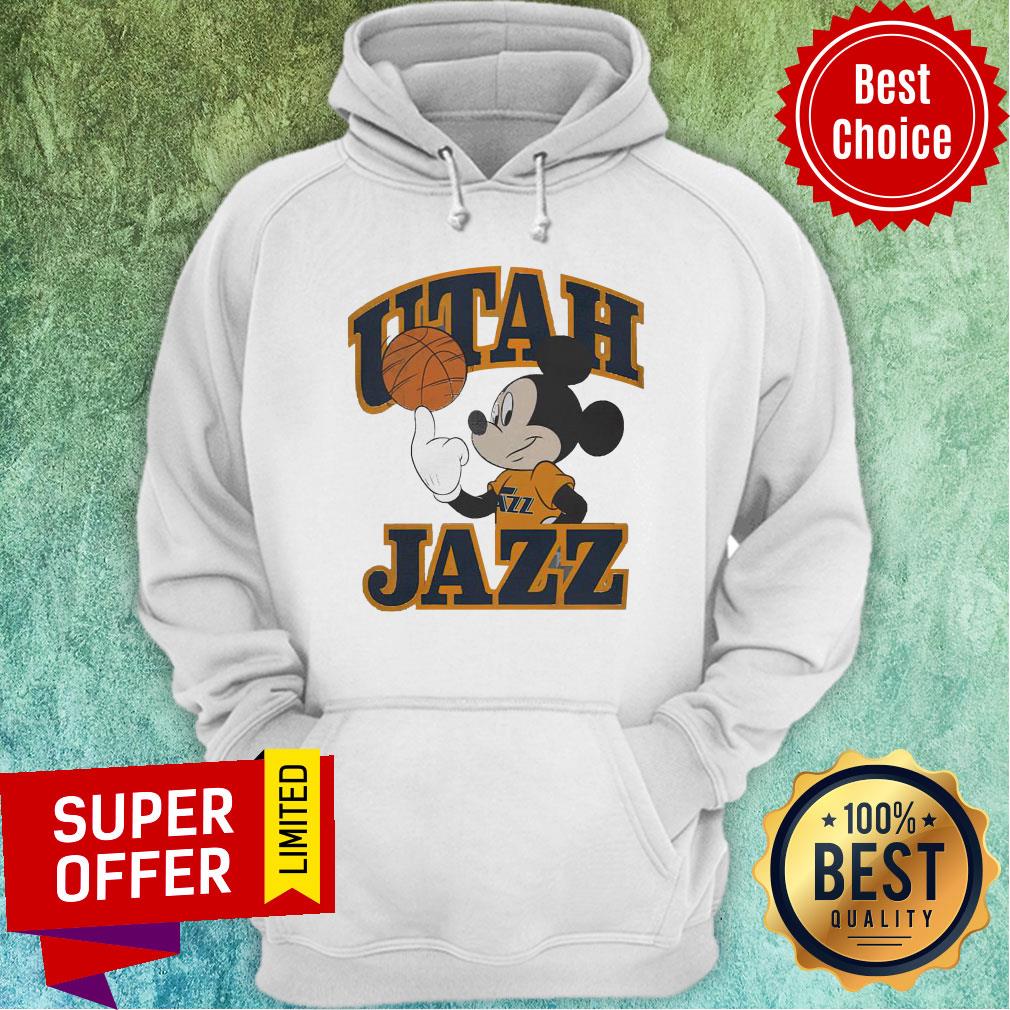 Mickey Utah Jazz Team Spirit Disney Shirt - Image 5