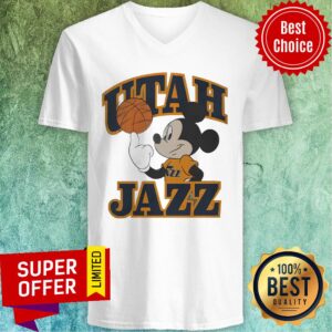 Alternative view of Mickey Utah Jazz Team Spirit Disney Shirt