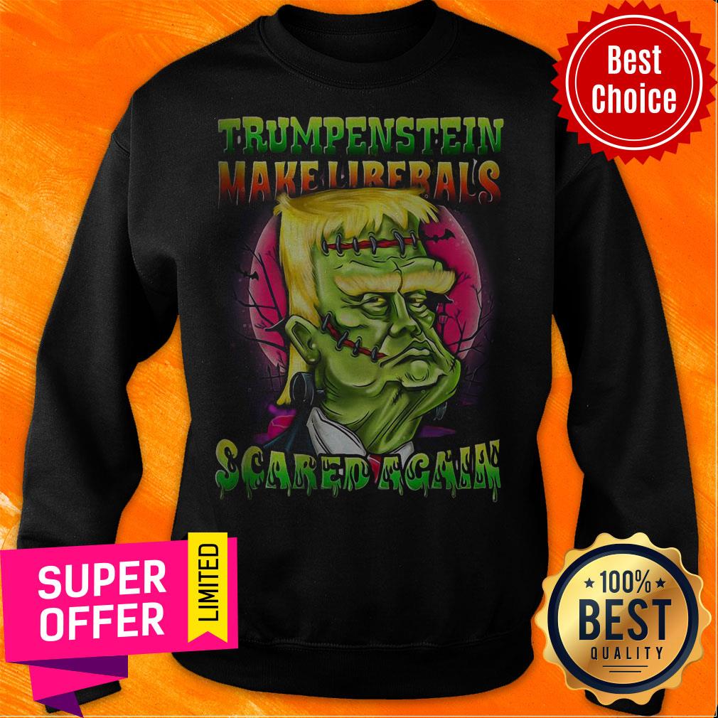 Funny Trumpenstein Liberals Scared Again Trump Halloween Shirt - Image 4