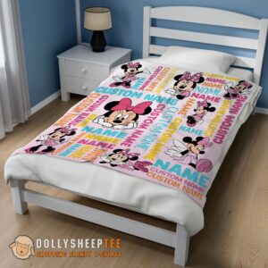 Alternative view of Perfect Disney Minnie Mouse Blanket Fleece Customized Blanket