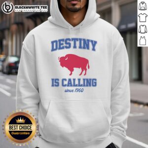 Alternative view of Nice Destiny Is Calling Since 1960 Buffalo Mafia Football T-Shirt