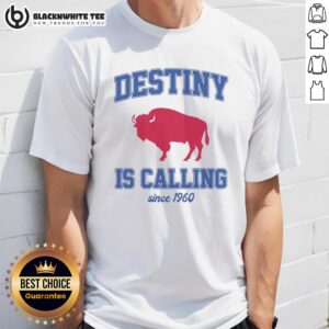 Nice Destiny Is Calling Since 1960 Buffalo Mafia Football T-Shirt