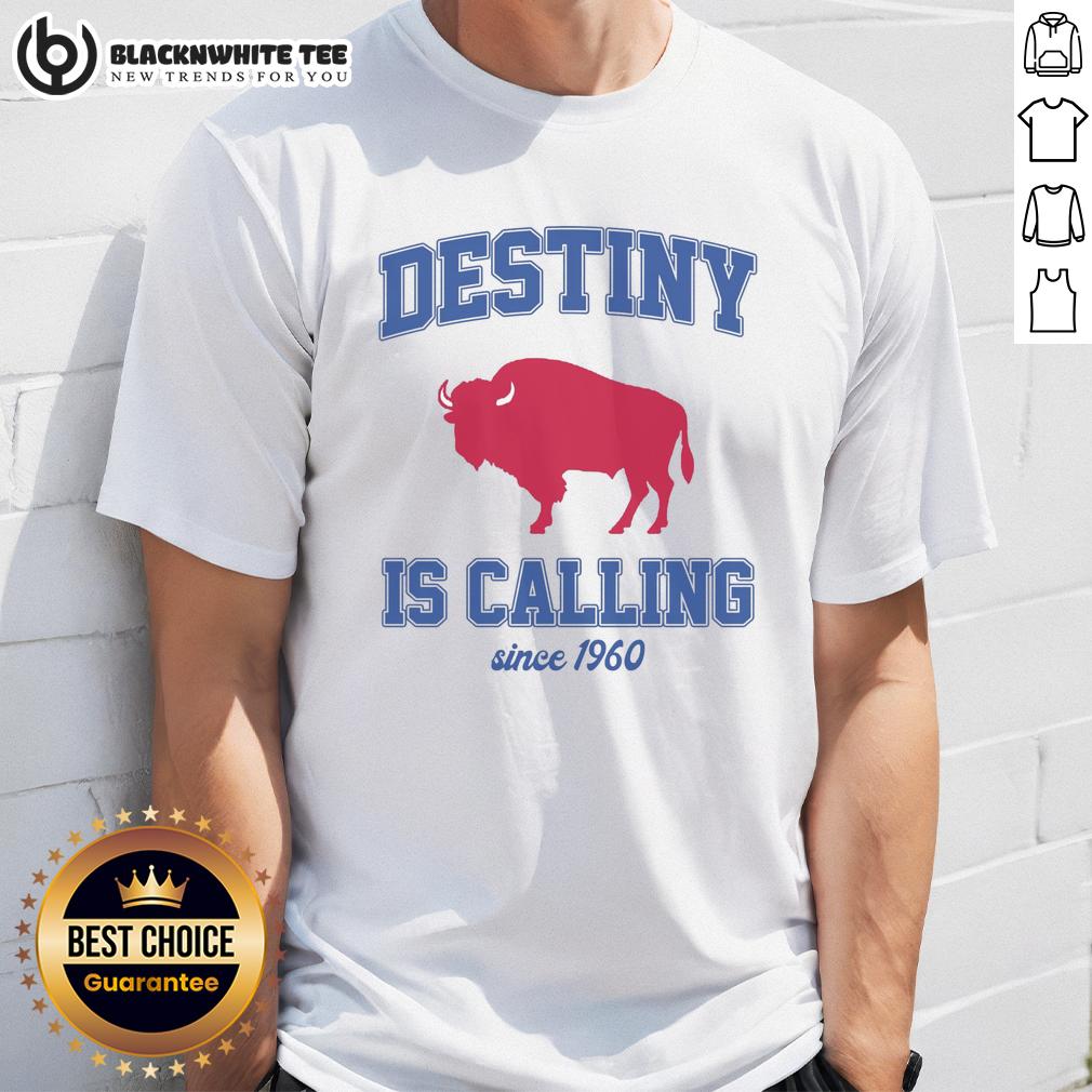 Nice Destiny Is Calling Since 1960 Buffalo Mafia Football T-Shirt