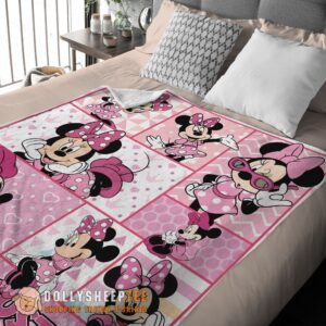 Alternative view of Perfect Disney Minnie Mouse And Friends Minnie Mouse Moods Blanket Customize Blanket