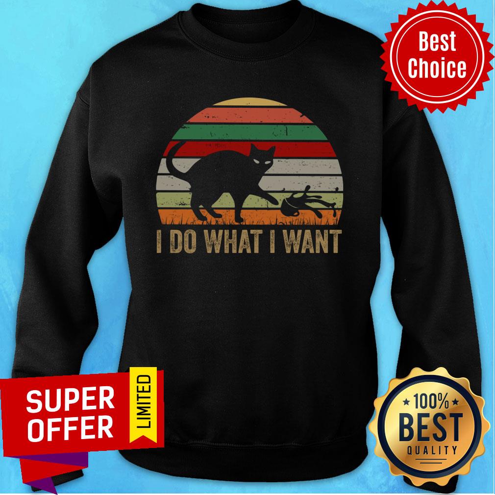 Vintage I Do What I Want Cat Shirt - Image 3
