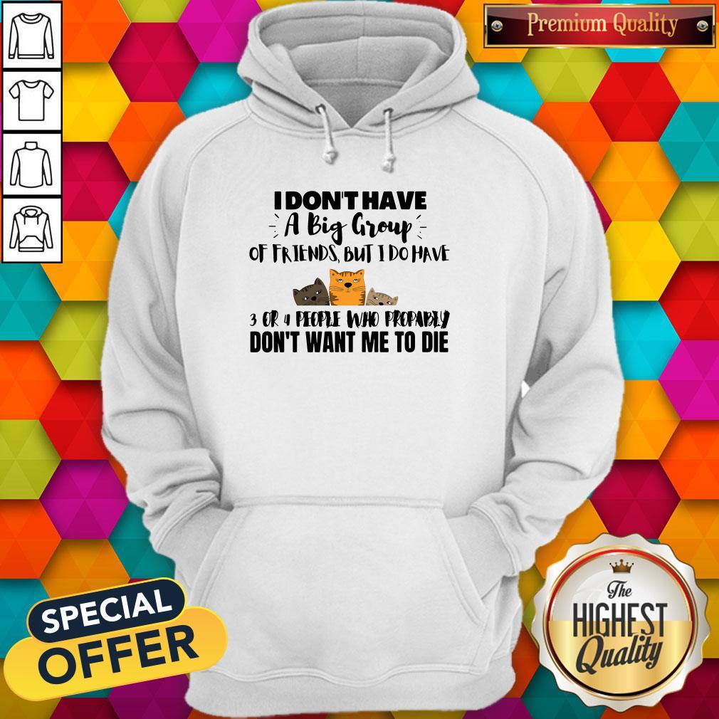 I Don’t Have A Big Group Of Friends But I Do Have 3 Or 4 People Shirt - Image 2