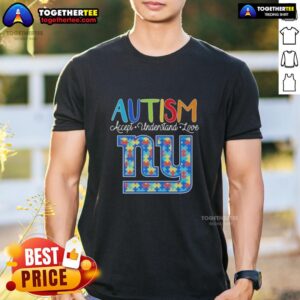 Pretty New York Giants Autism Accept Understand Love T-Shirt