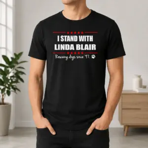 Hot Official I Stand With Linda Blair Animal Rescue Support Shirt