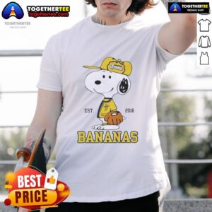 Pretty Peanuts Snoopy X Savannah Bananas Est 2016 T-Shirt