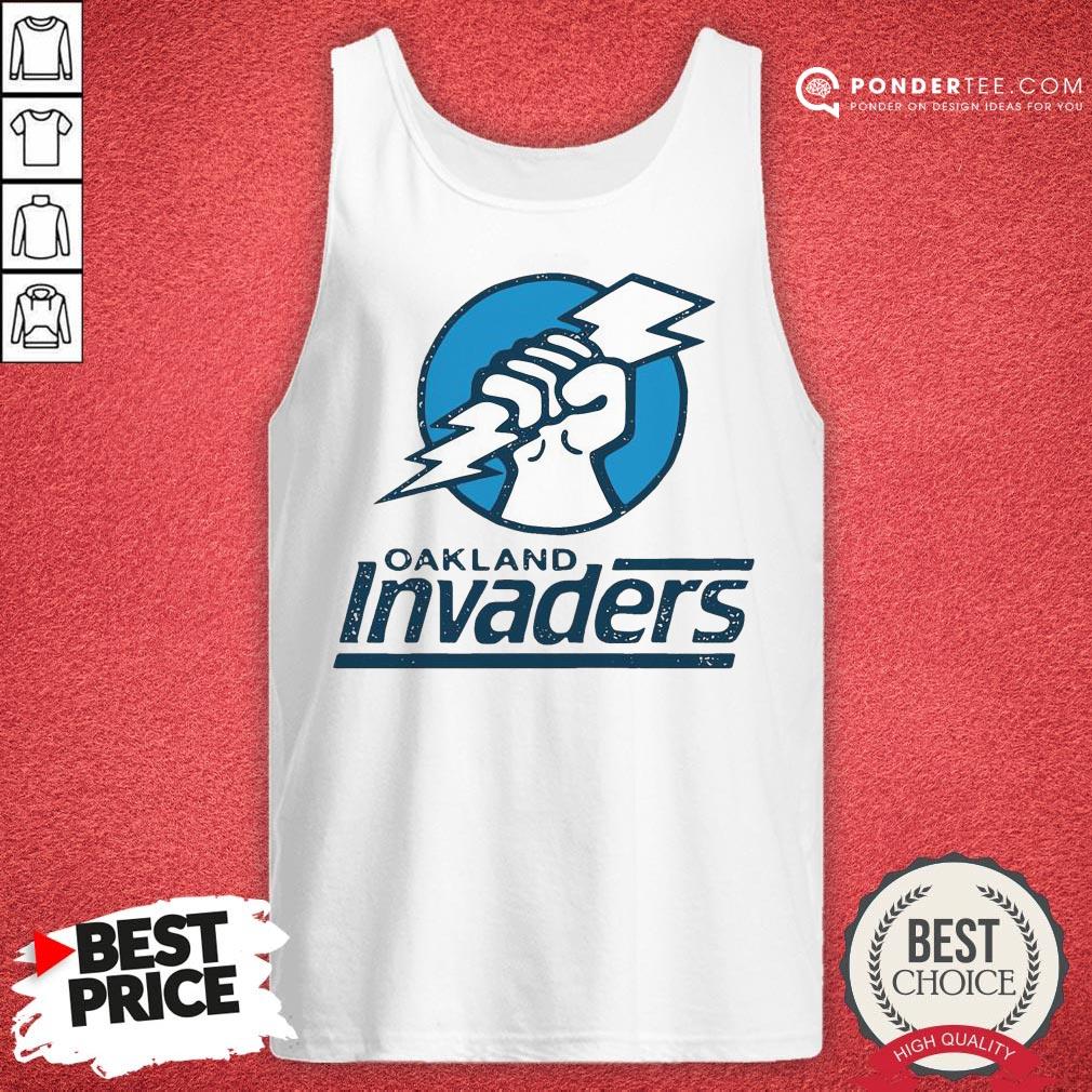 Funny Oakland Invaders Football Shirt - Image 2