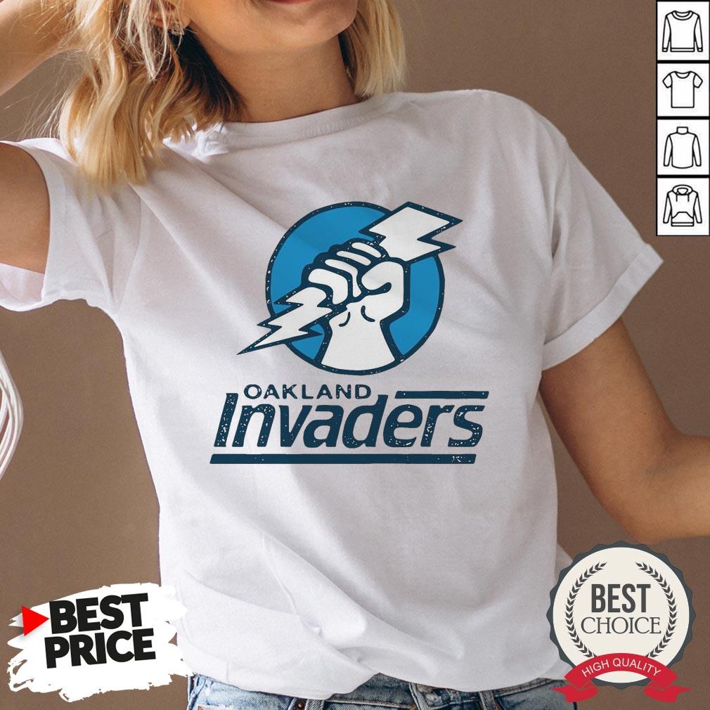 Funny Oakland Invaders Football Shirt - Image 3