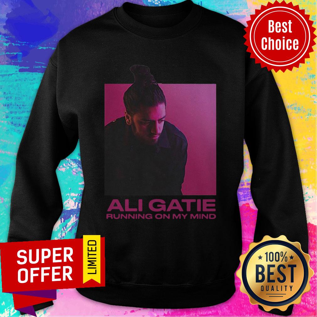 Official Ali Gatie – Running On My Mind Shirt - Image 2