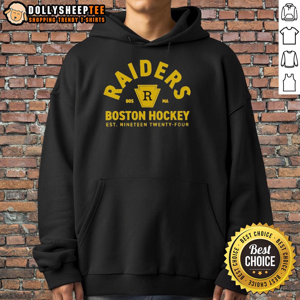 Top Raiders Boston Hockey Est 1924 Rozanov 81 T-Shirt - Image 2