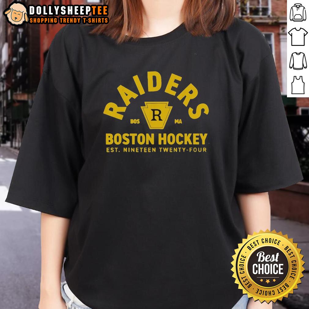 Top Raiders Boston Hockey Est 1924 Rozanov 81 T-Shirt - Image 3