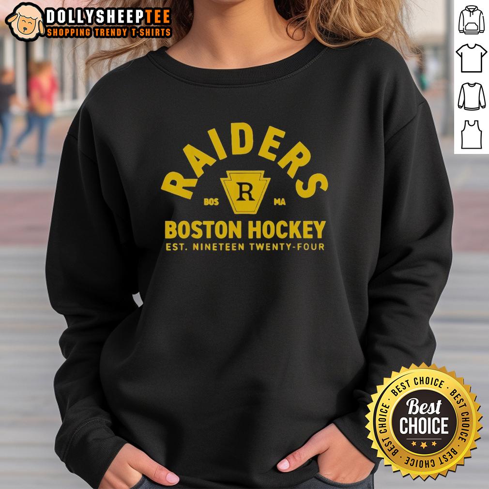 Top Raiders Boston Hockey Est 1924 Rozanov 81 T-Shirt - Image 5