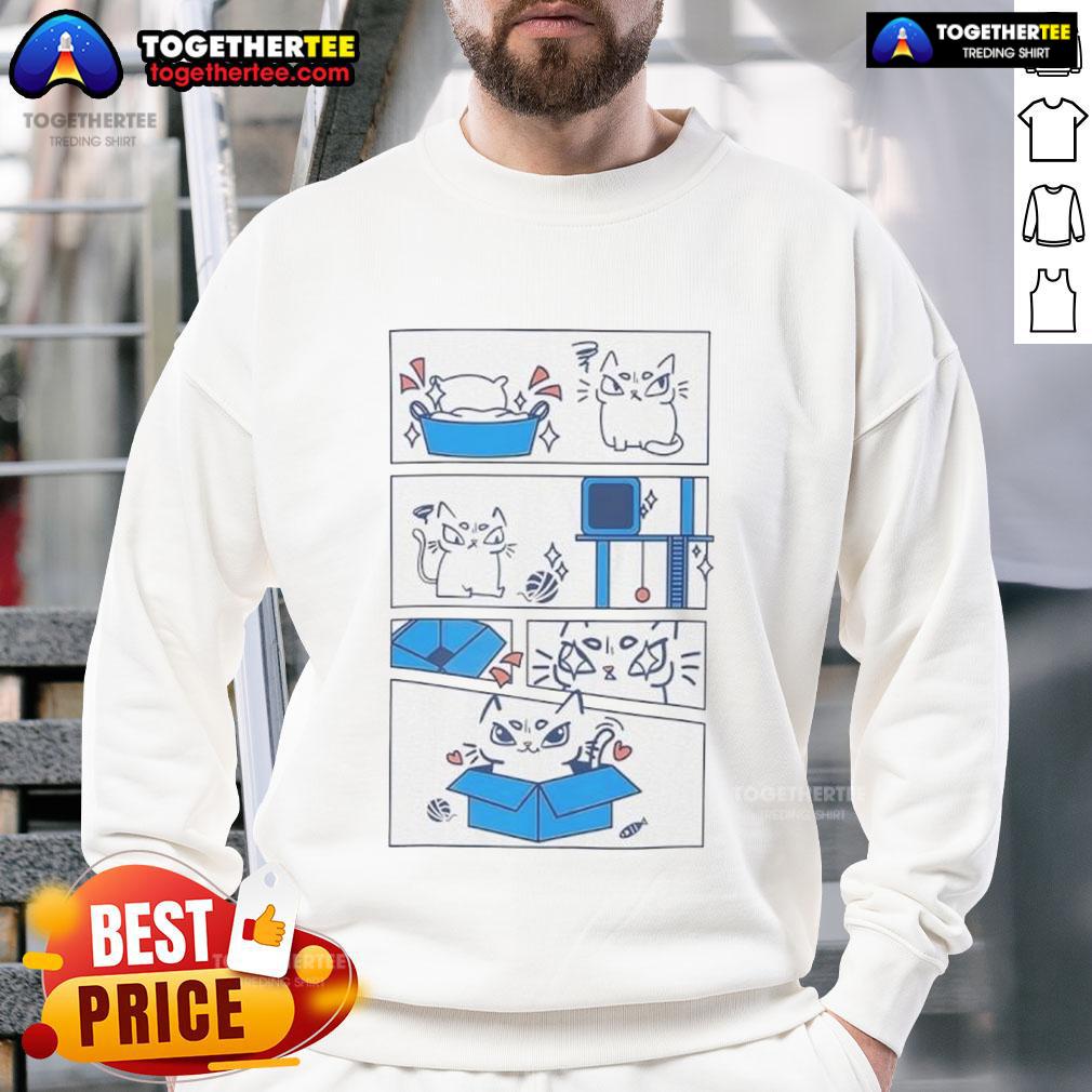 Original The Cat And His Love Of The Box Ure Cute T-Shirt - Image 5