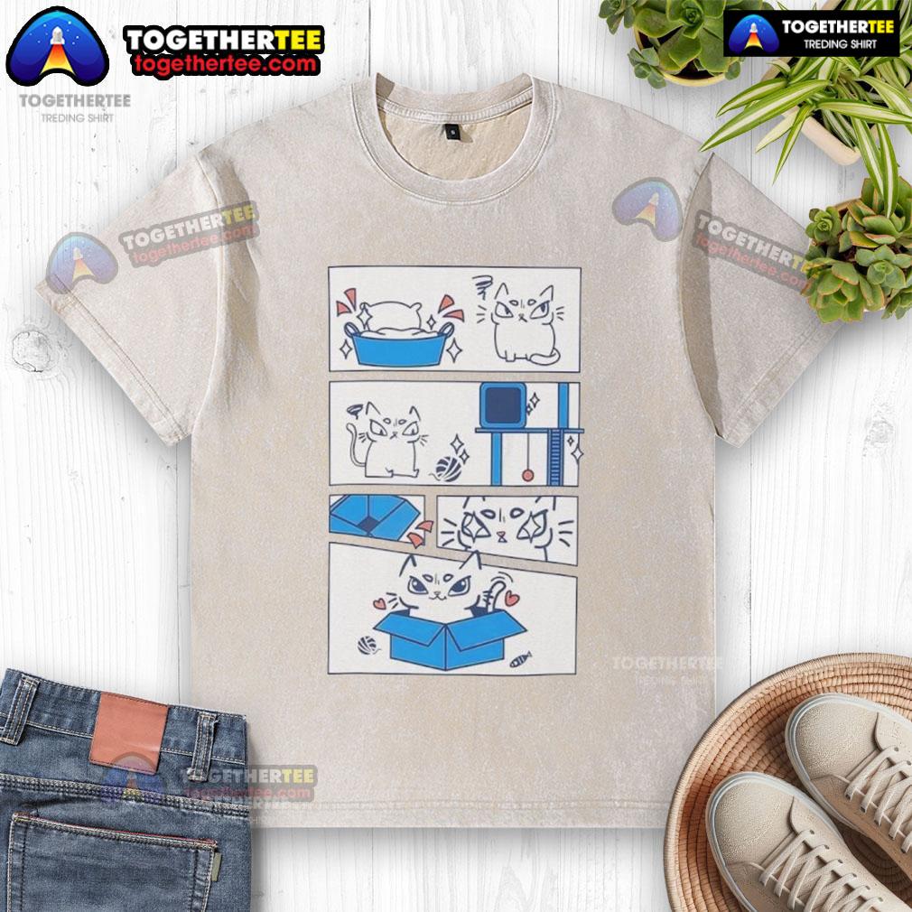 Original The Cat And His Love Of The Box Ure Cute T-Shirt - Image 6