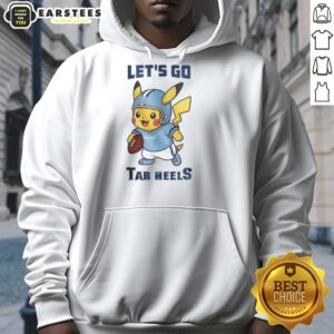Alternative view of Premium North Carolina Tar Heels X Pikachu Let's Go T-Shirt
