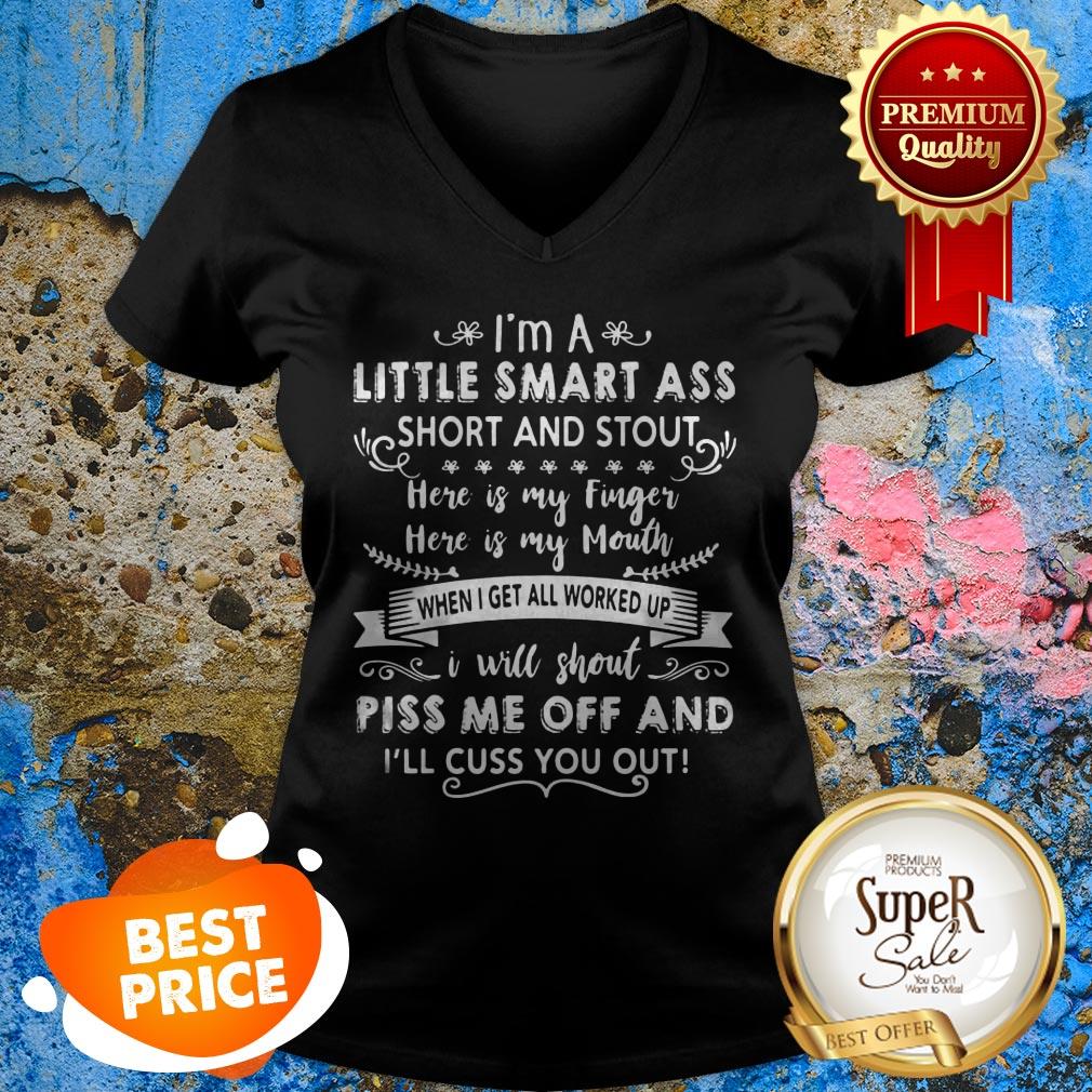 Nice I’m A Little Smart Sss Short And Stout Here Is My Finger Shirt - Image 4
