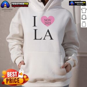 Alternative view of Nice I Love LA Nov 2025 T-Shirt