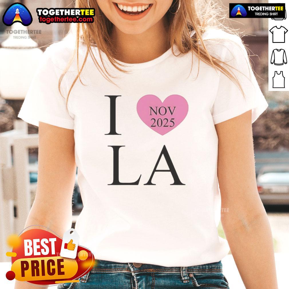 Nice I Love LA Nov 2025 T-Shirt - Image 3