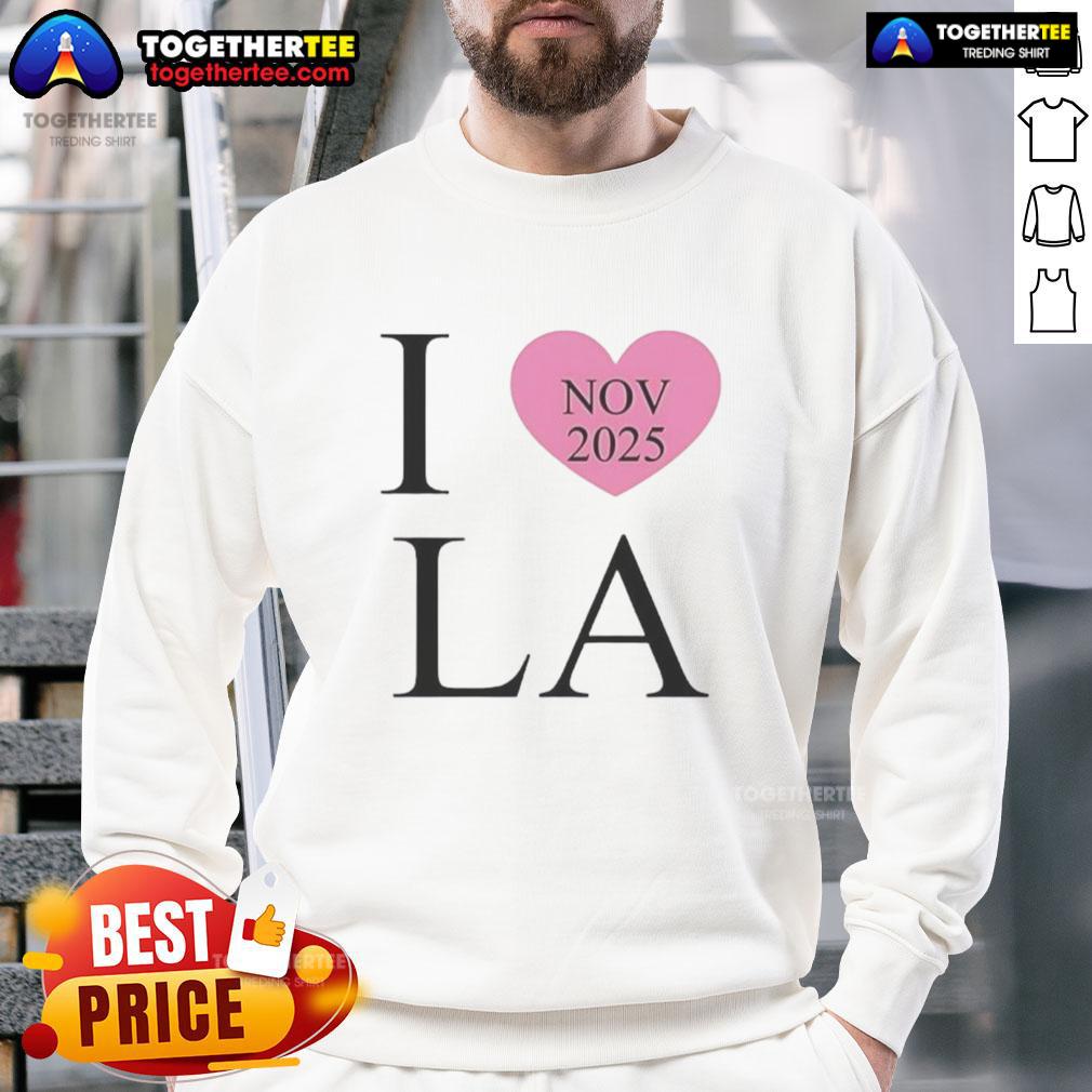 Nice I Love LA Nov 2025 T-Shirt - Image 5