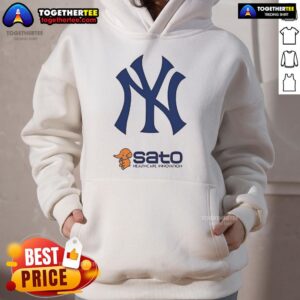 Alternative view of Official 2025 New York Yankees Sato Healthcare Innovation Day T-Shirt