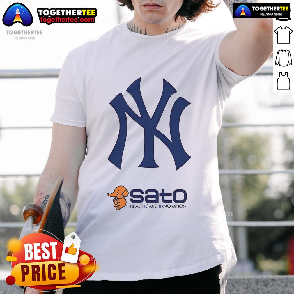 Official 2025 New York Yankees Sato Healthcare Innovation Day T-Shirt