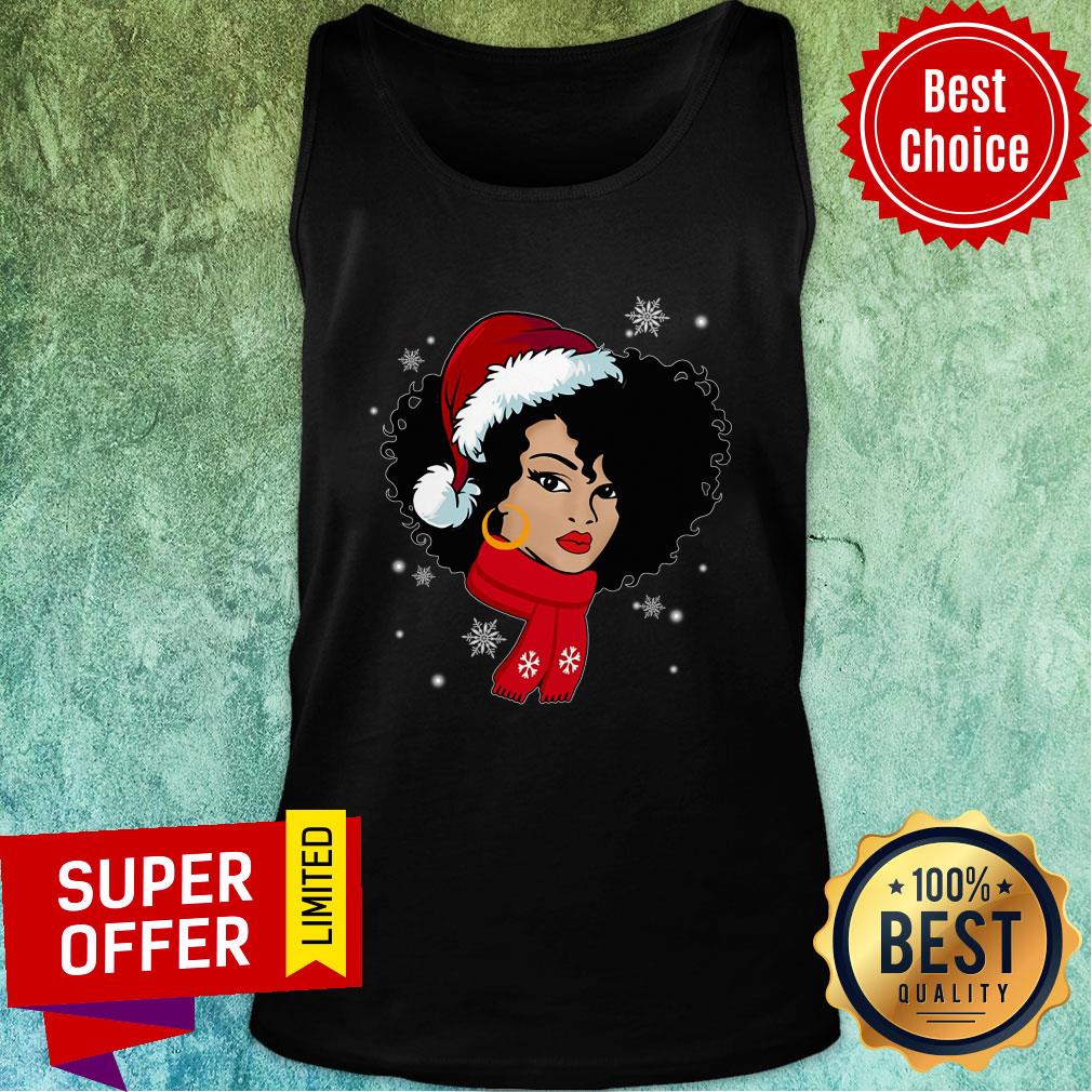 Black African American Santa Melanin Matching Family Group Shirt - Image 4