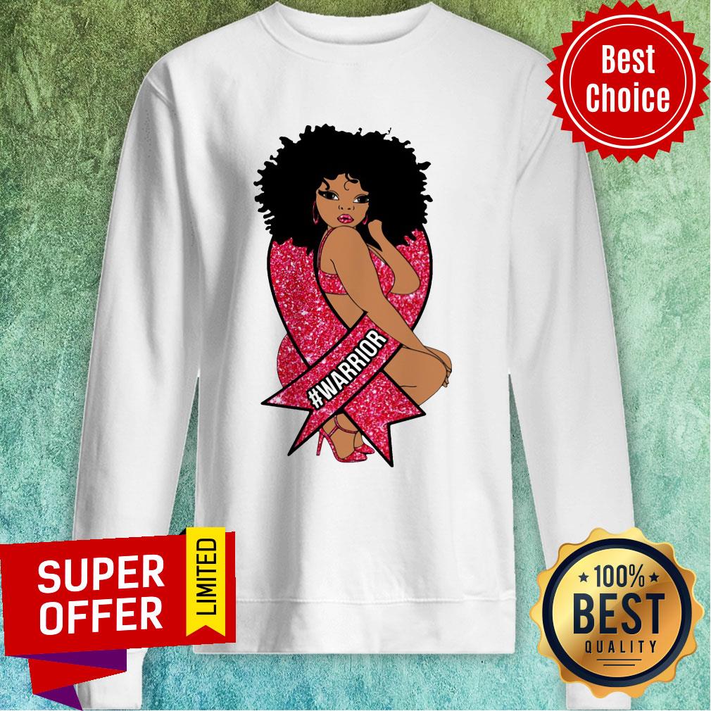 Breast Cancer Warrior Goddess Girl Shirt - Image 5