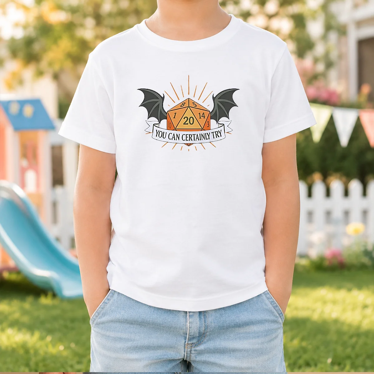 Good You Can Certainly Try D20 Dice With Wings Shirt - Image 8