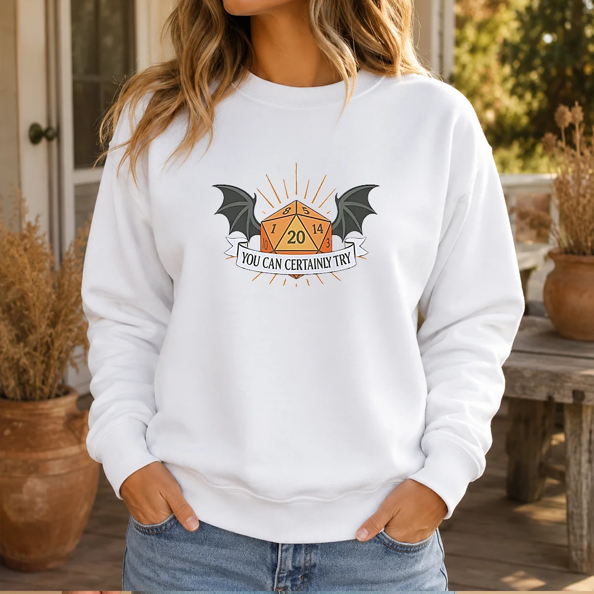 Good You Can Certainly Try D20 Dice With Wings Shirt - Image 6