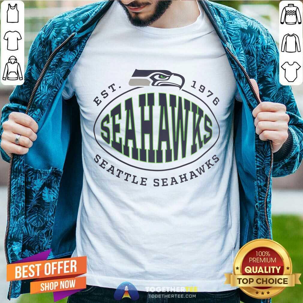 Awesome Seattle Seahawks BOSS X NFL Trap T-Shirt